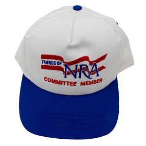 Friends Of NRA Snapback Cap Hat Adjustable Committee Member Red White Blue